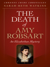 Cover image for The Death of Amy Robsart